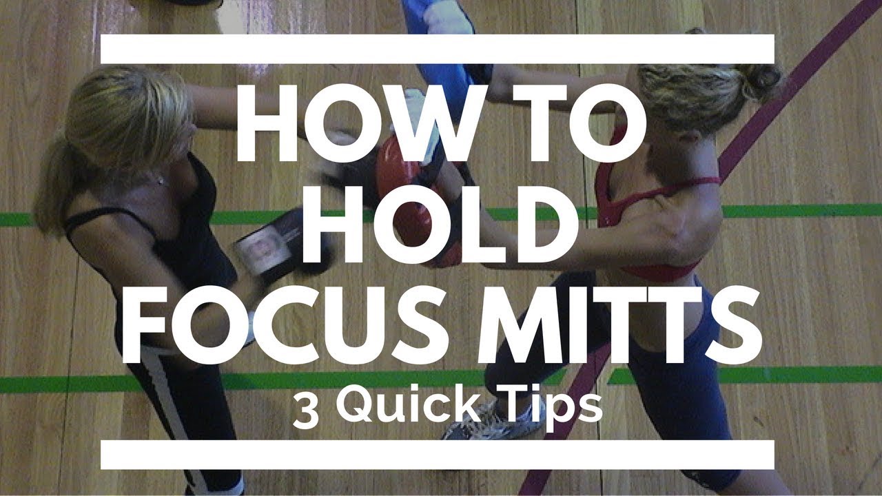 How To Hold Focus Mitts for Fitness Boxing - 3 Quick Tips