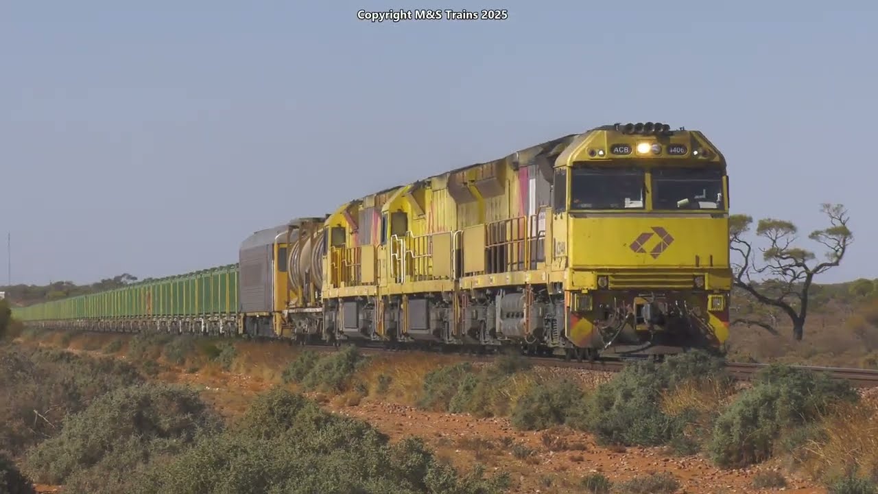AUSTRALIA'S LONGEST AND HEAVIEST CONTAINERIZED ORE TRAIN, GONE BUT NOT FORGOTTEN