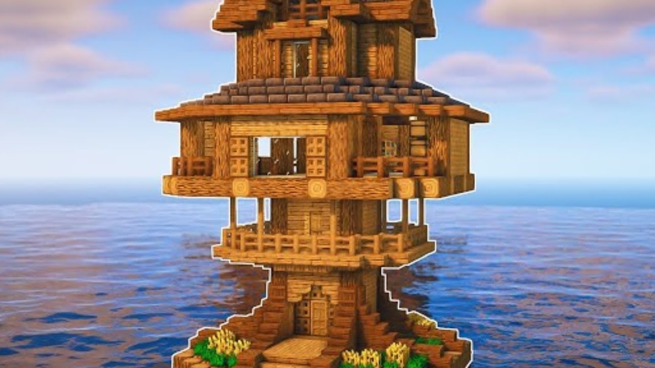 Minecraft Sea Outpost Tutorial. | Byxis_YT