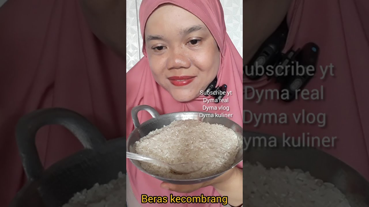 DYMA KULINER 💕ASMR RAW RICE EATING 💕Makan Beras Mentah💕