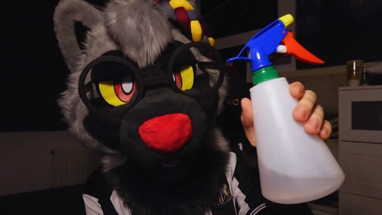 [Furry ASMR] Water Sounds 💧 | Tapping, Shaking & Spraying for Deep Relaxation | Fursuit Tingles