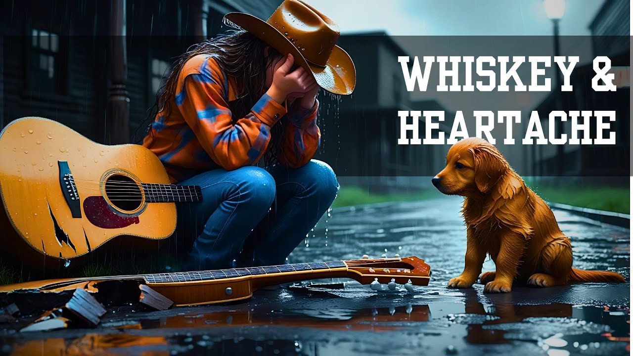 Whiskey & Heartache 🍂  20 Saddest Country Slow Rock Songs for Broken Souls
