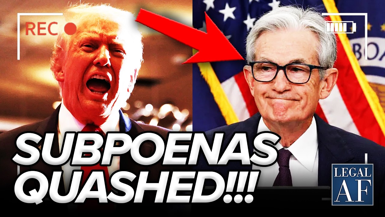 Trump INVESTIGATION into Jerome Powell CRUSHED by Federal Judge