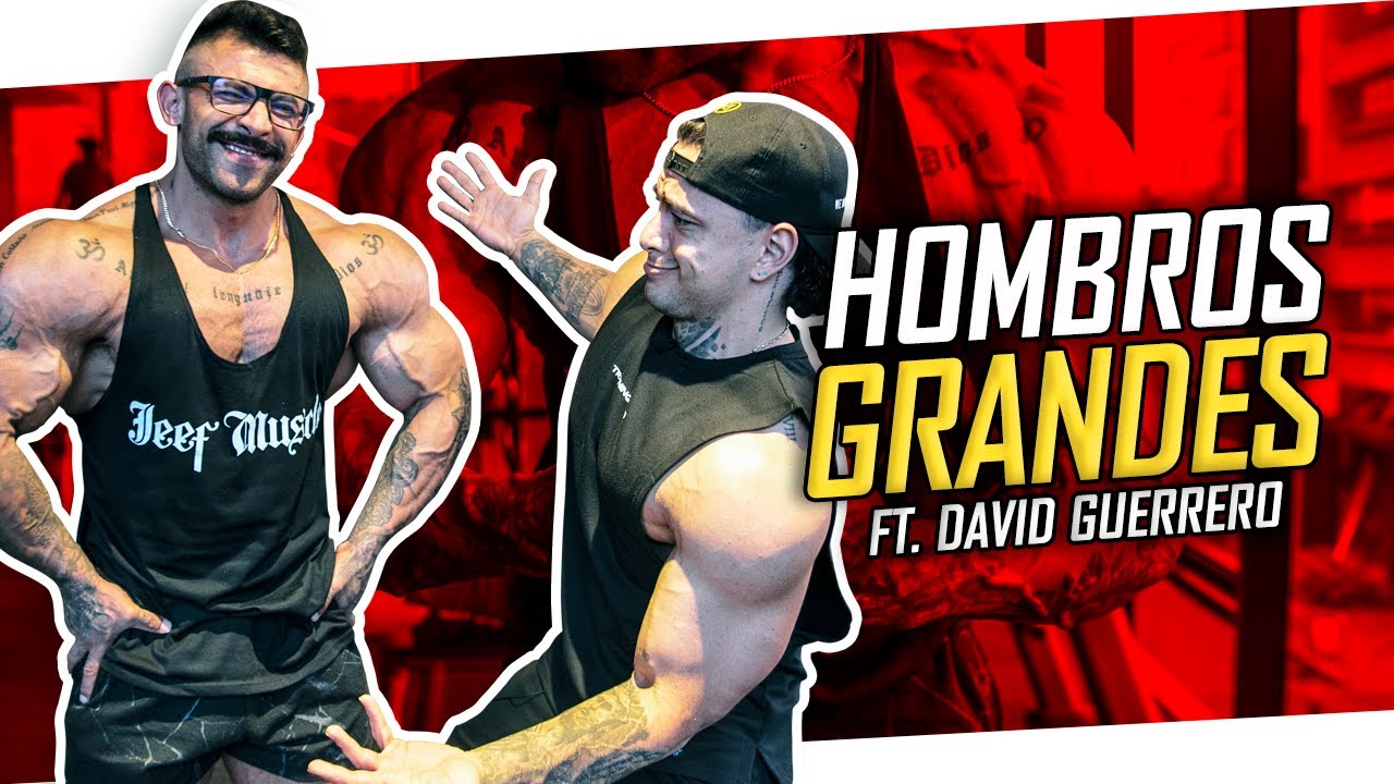 🔴 Entrenamiento de HOMBROS en el GYM🏆🔥(INFALIBLE) con DAVID GUERRERO (GUERRERO PHYSIQUE)