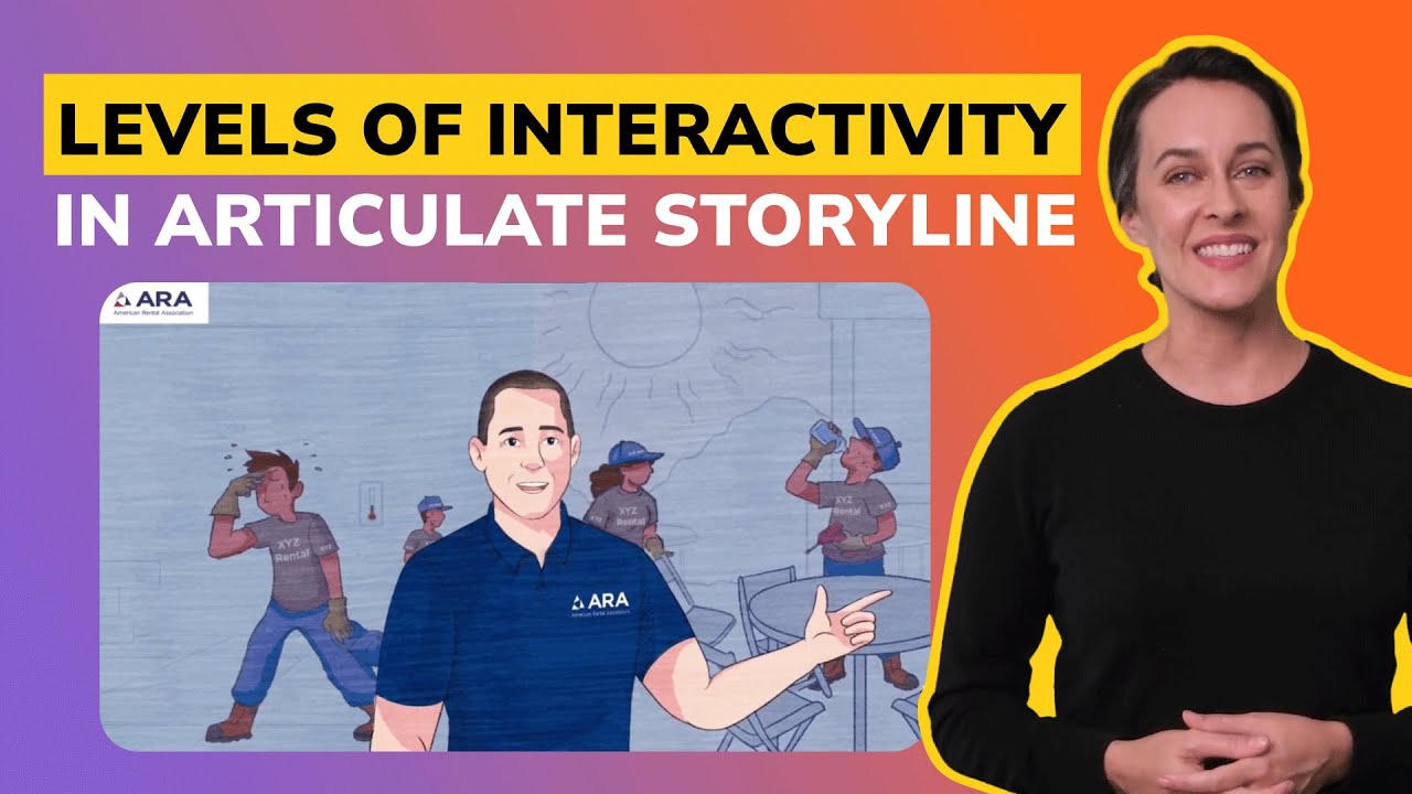 Create Engaging Training Videos with Different Levels of Interactivity in Articulate Storyline