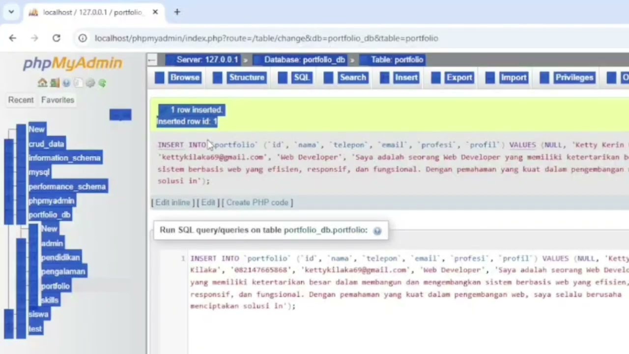 IMPLEMENTASIKAN DATABASE KE DALAM WEBSITE 