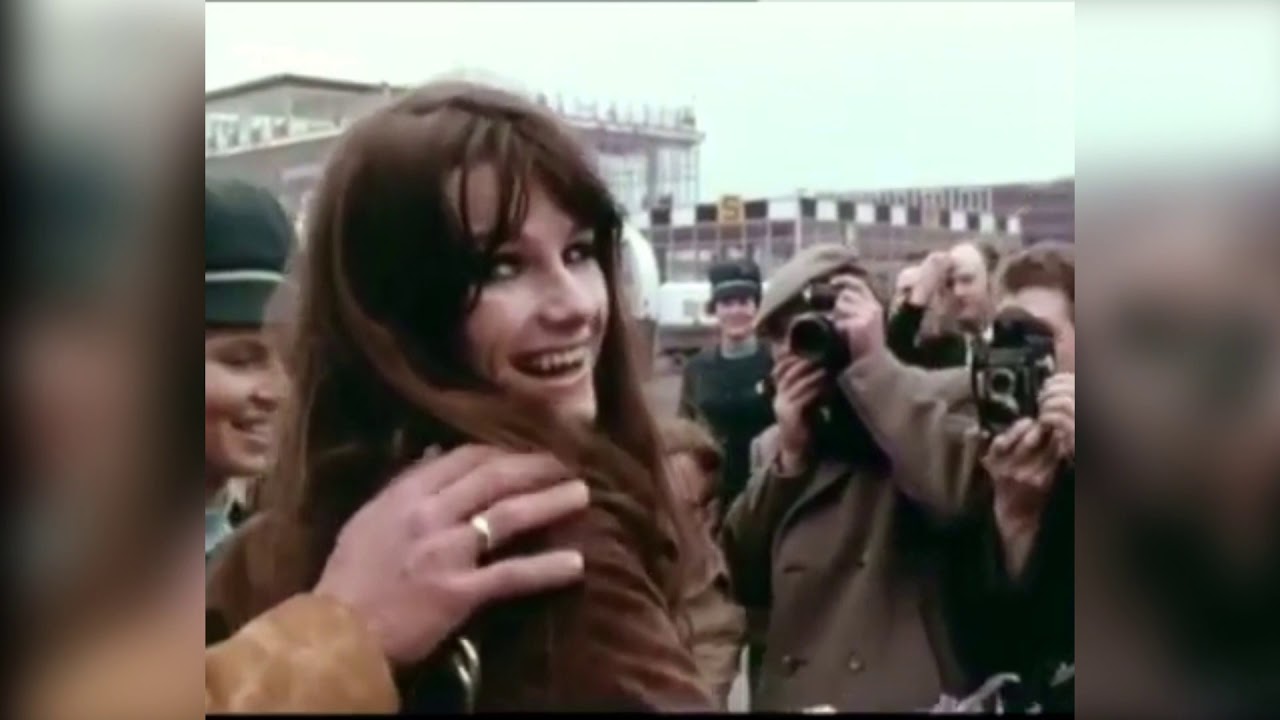 Eurovisie Song Festival , Saskia en Serge met extra beeldmateriaal 1971 Dublin 6e plaats