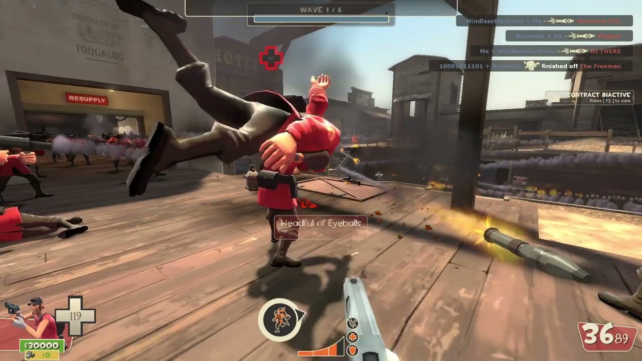 TF2 MvM bot rocket volley