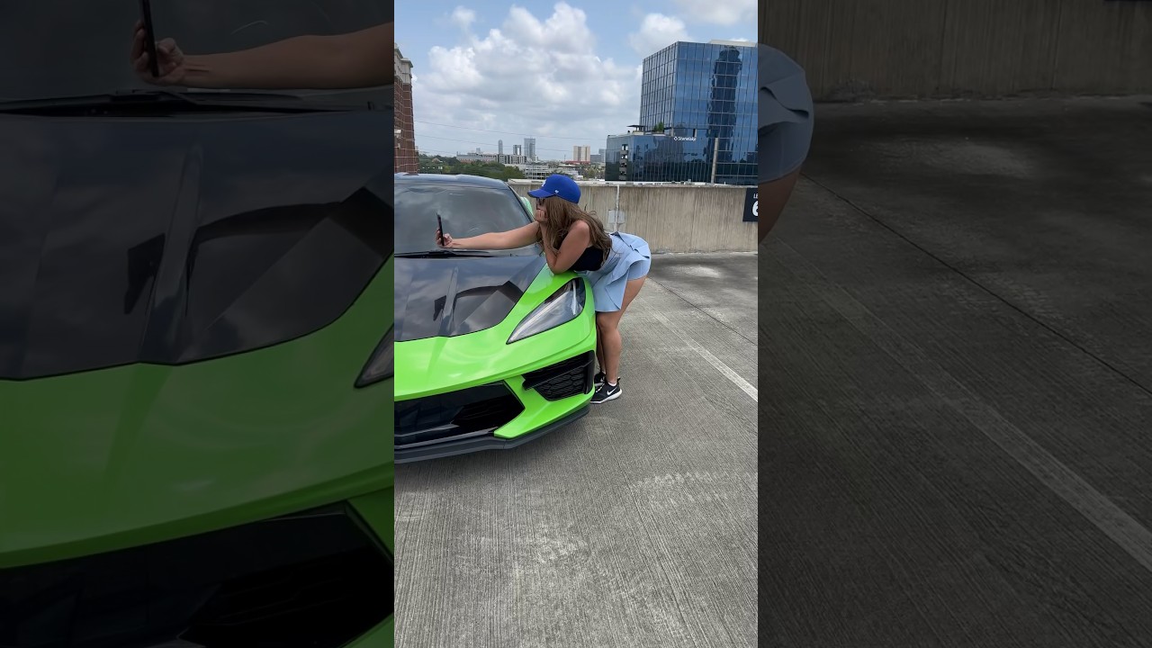 Золотоискатель бежит от суперкаров #lamborghini #ferrari #c8corvette #c8 #golddigger