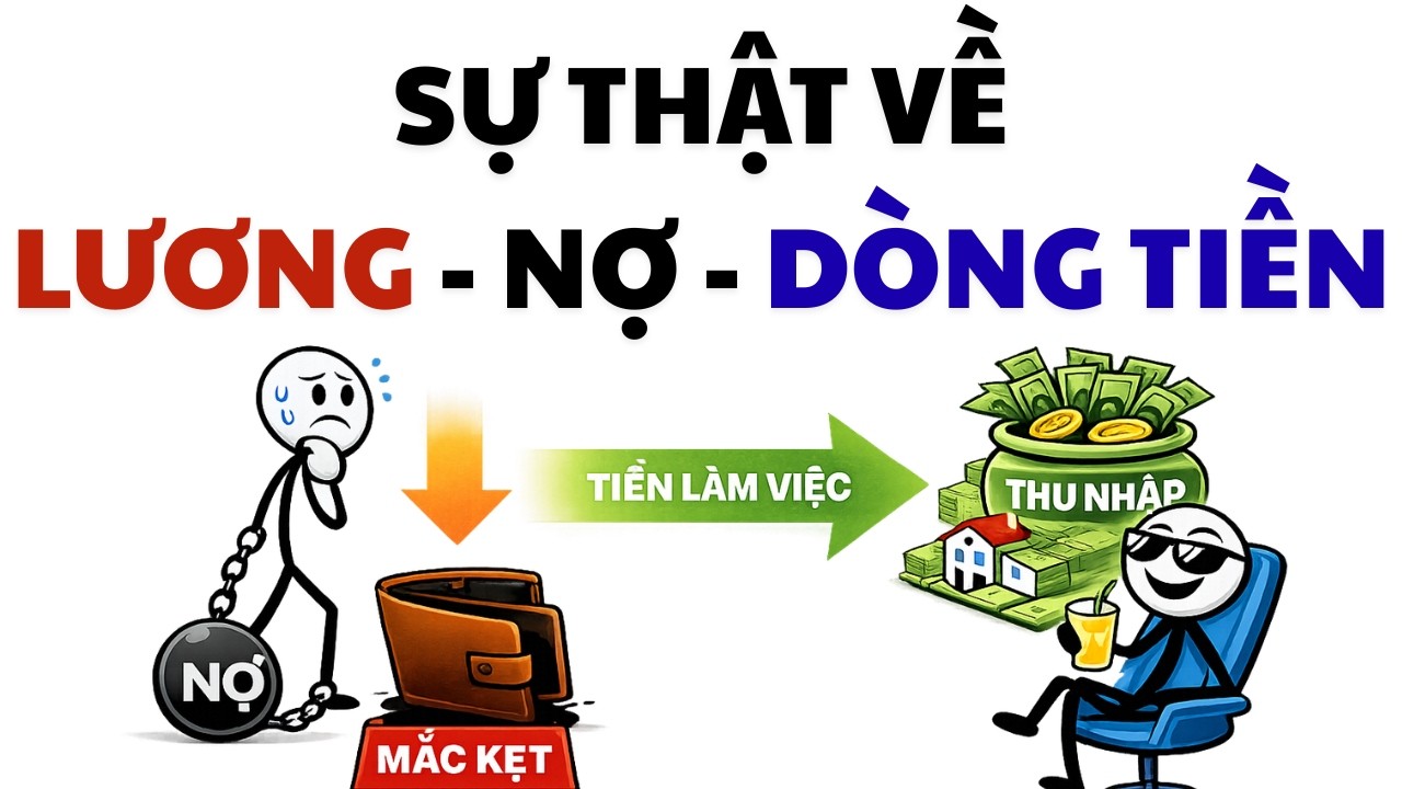 Sự Thật Về Lương, Nợ Và Dòng Tiền | Bài Học Từ Robert Kiyosaki