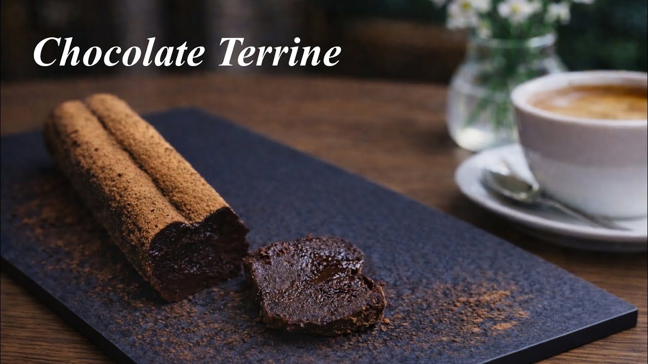 バレンタインデーにオススメ簡単ショコラテリーヌ/Easy Chocolate Terrine for Valentine's Day
