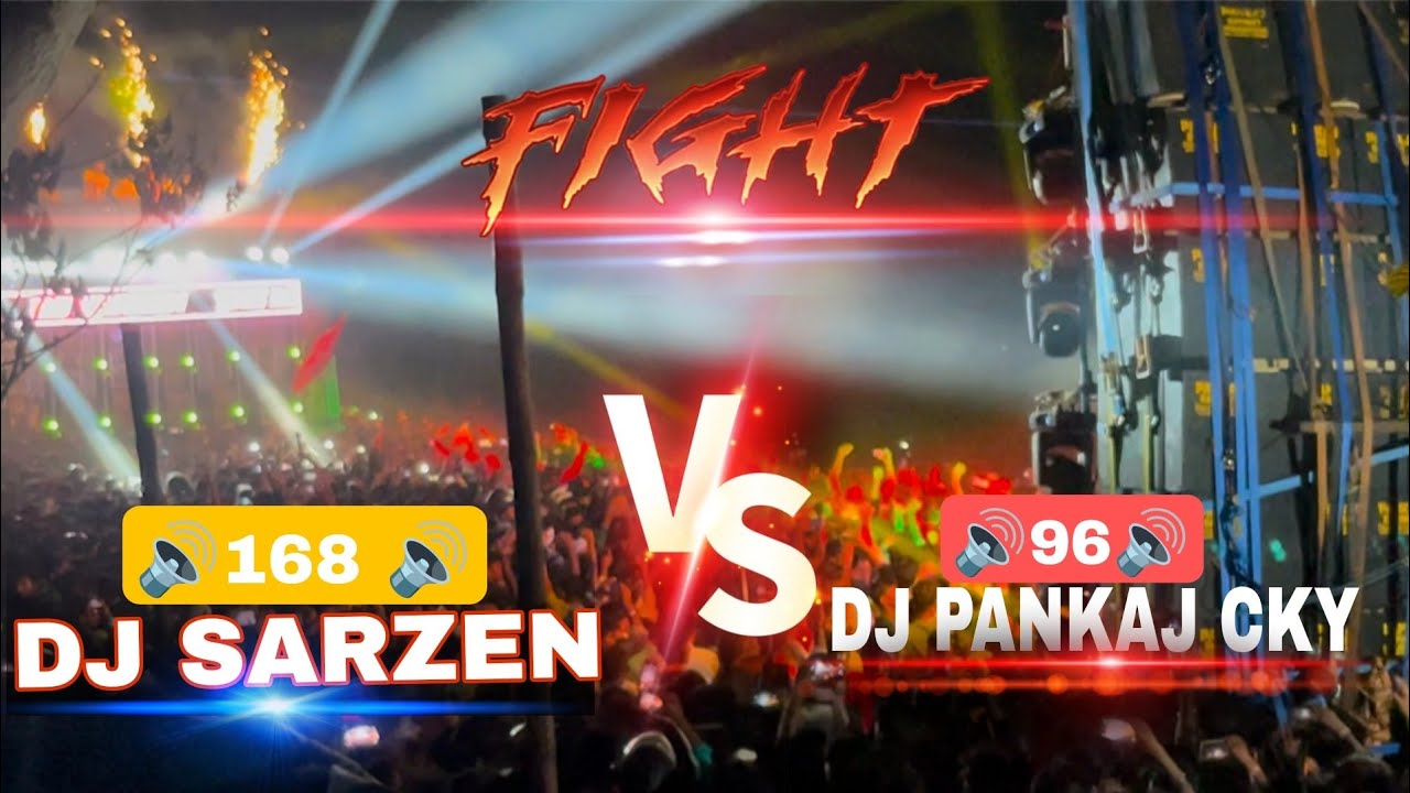 DJ SARZEN VS DJ PANKAJ आख़िर कर Competition हो ही गई ODISHA #djsarzenproduction #djpankajcky