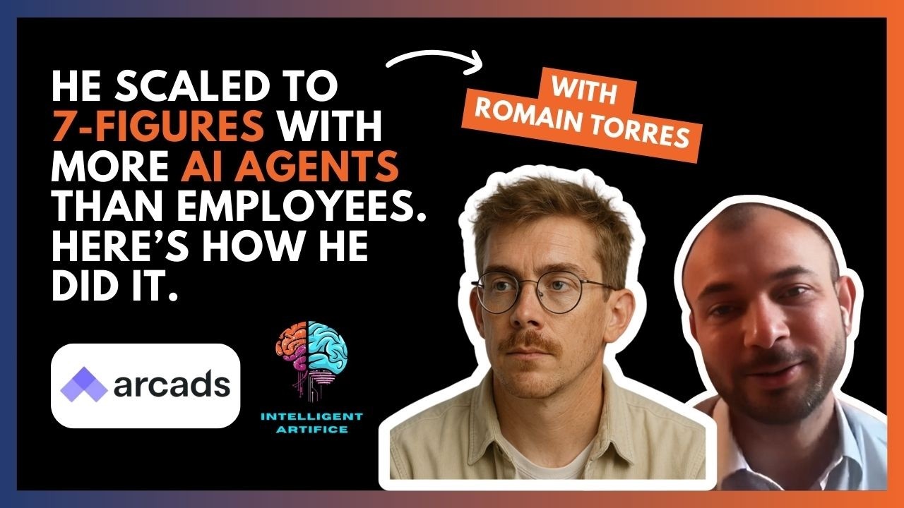 This AI founder hit 7 figures using agents than employees: with Romain Torres Co-founder at Arcads