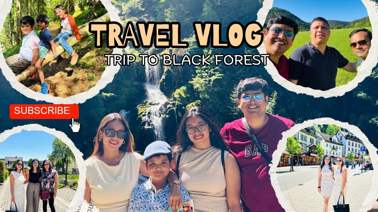 Black Forest, Germany Travel Vlog: exploring black forest, triberg waterfalls and more | in Bengali