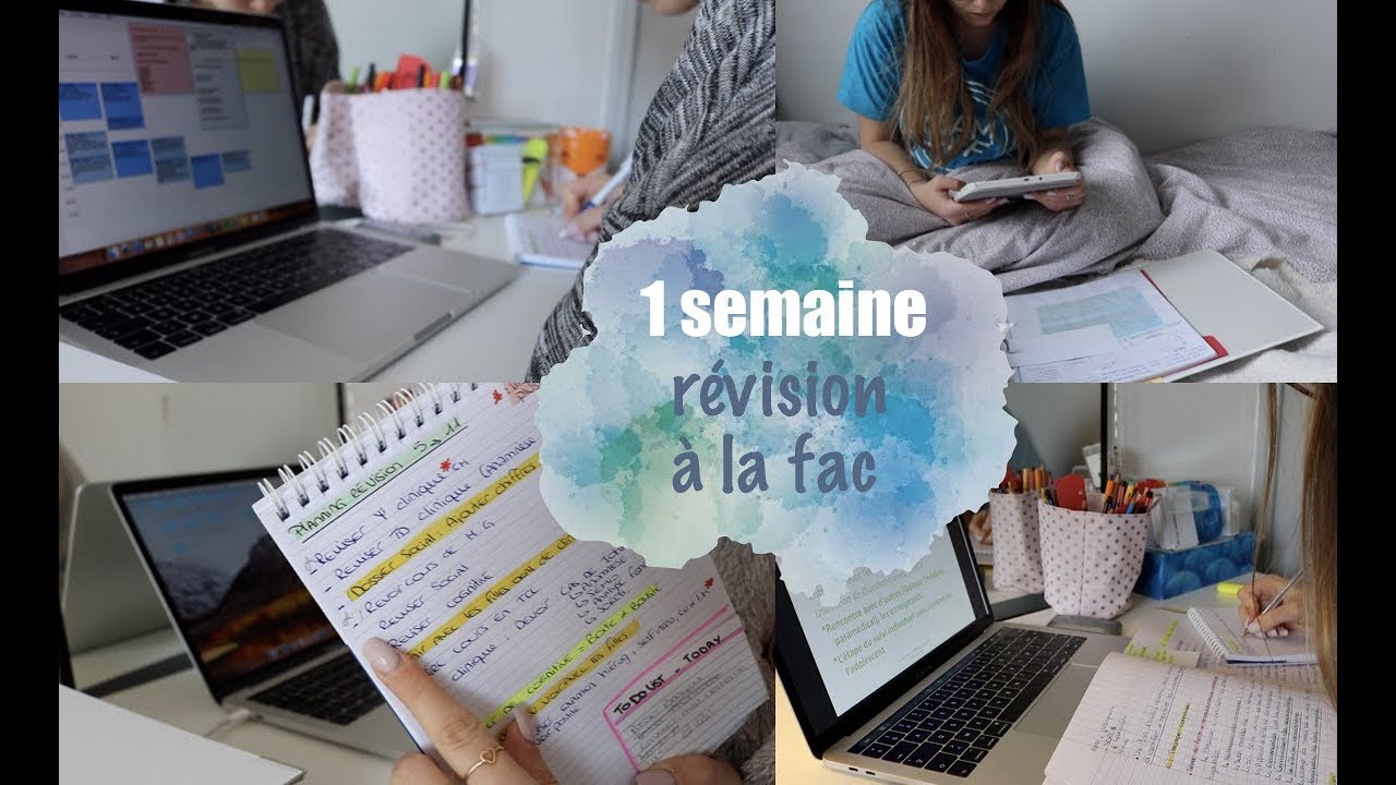 ➤ Routine Révision HOLIDAY WEEK : Fac _ How I study │WEEKLYVLOG [1]