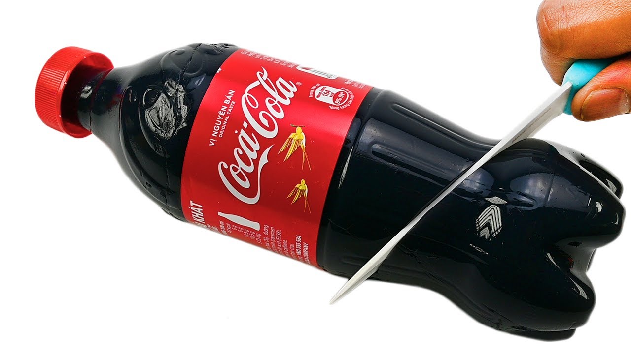 Satisfying Video l DIY How To Make Jelly Coca Cola Bottle Cutting ASMR #13 Zic Zic