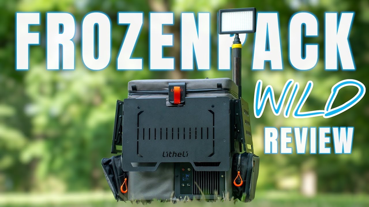 Litheli FrozenPack Wild Review - A Customizable Backpack Fridge & Freezer!