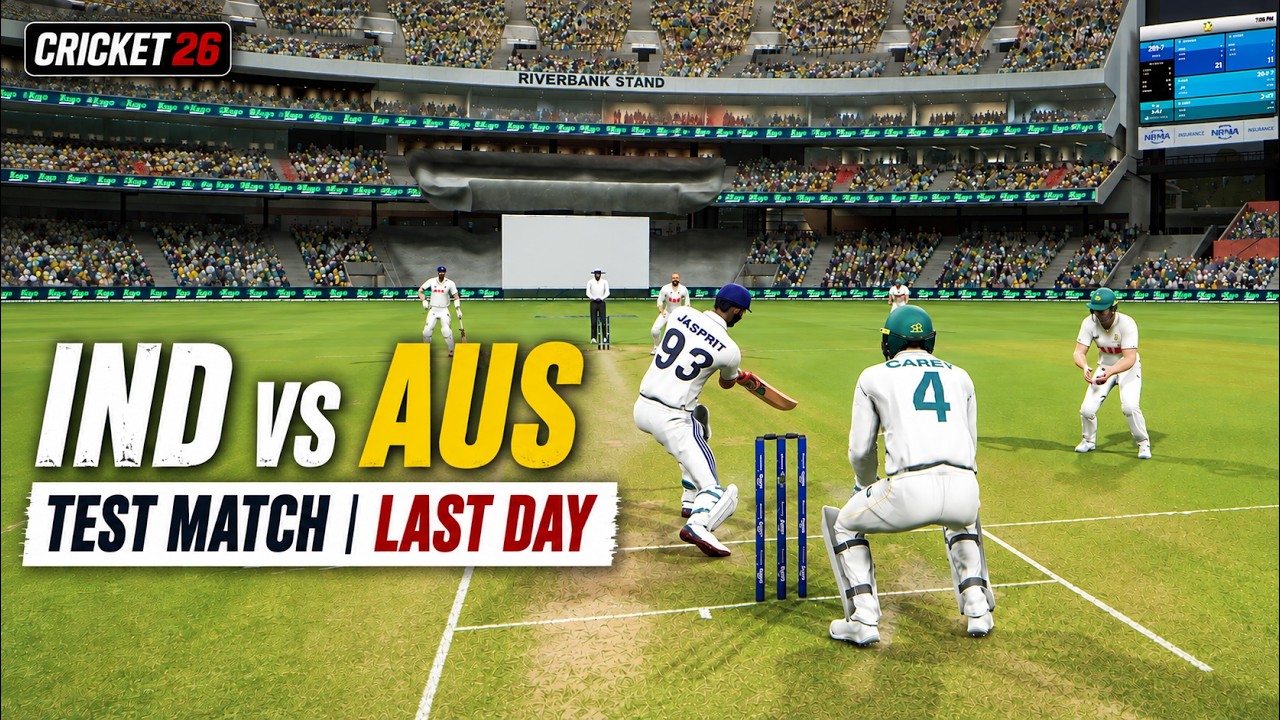 🔥 WHAT A FINAL DAY! 🤯 IND vs AUS | Test Match | Cricket 26