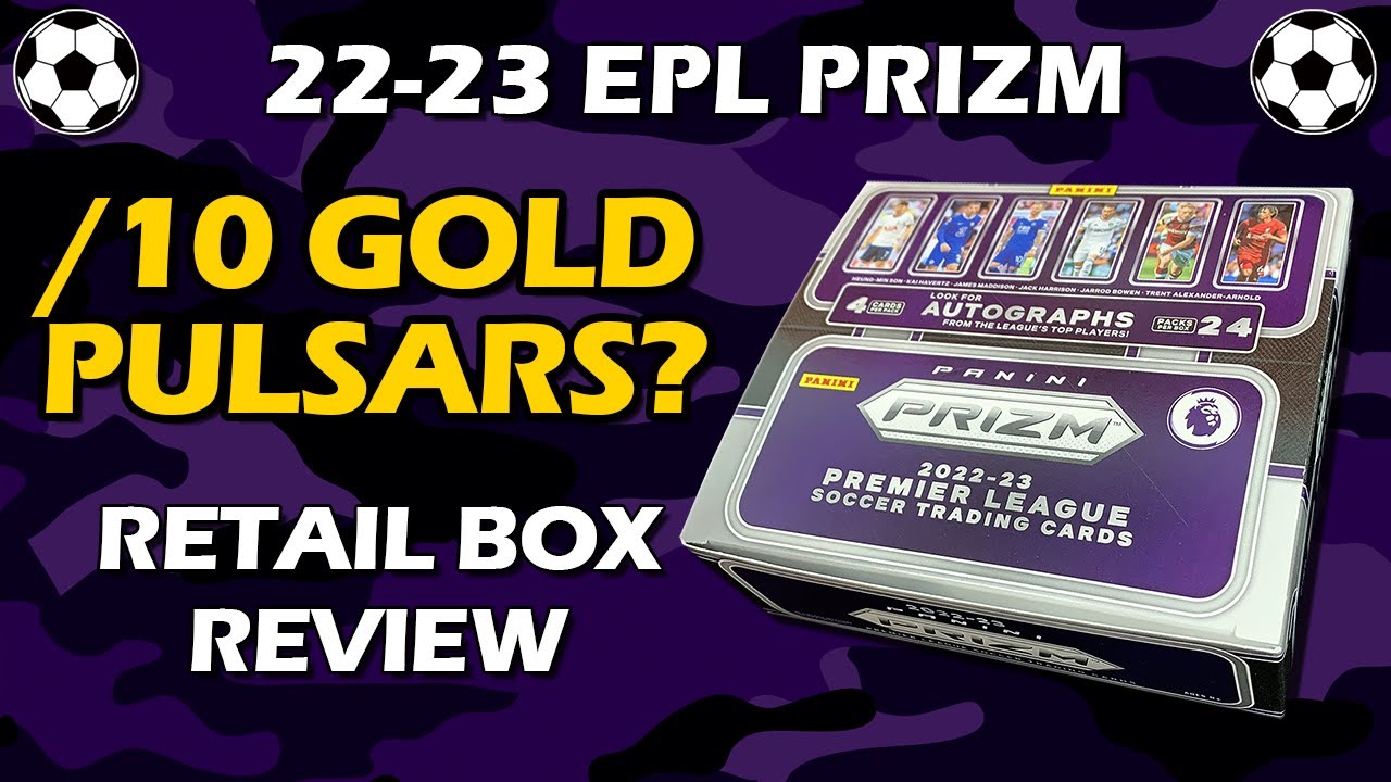 24-PACK RETAIL BOX! 2022-23 Panini Prizm Premier League Soccer Full Retail Box Review