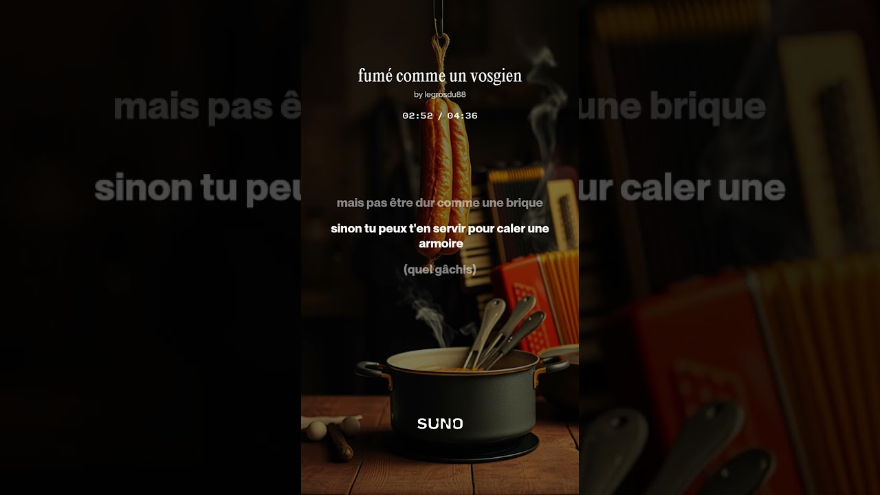fumé comme un vosgien