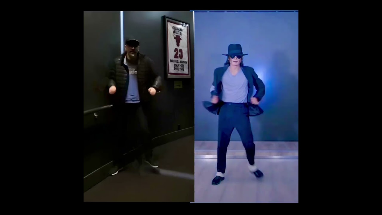 Michael Jackson AI duet smooth criminal dance #michaeljackson #lol #smoothcriminal #kingofpop #mj