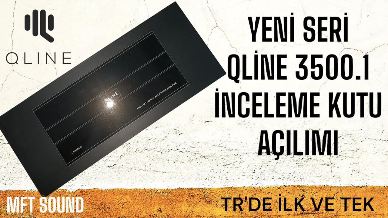 YENİ SERİ Qline QM-3500.1 - Mono AMP. İncelemesi  #qline #qline35001 #QM3500 #subwoofer #mftsound