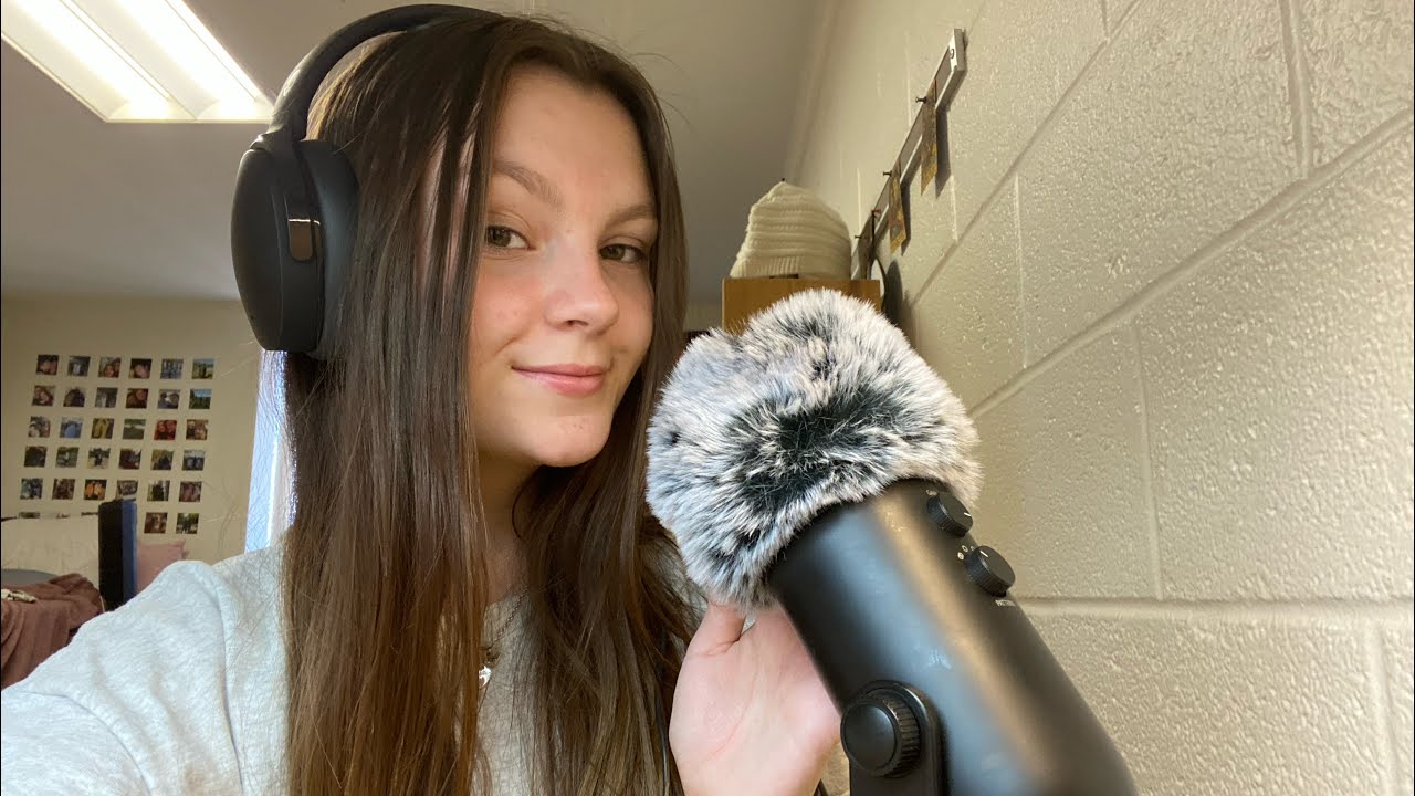ASMR Fluffy Mic Scratching and Rambles