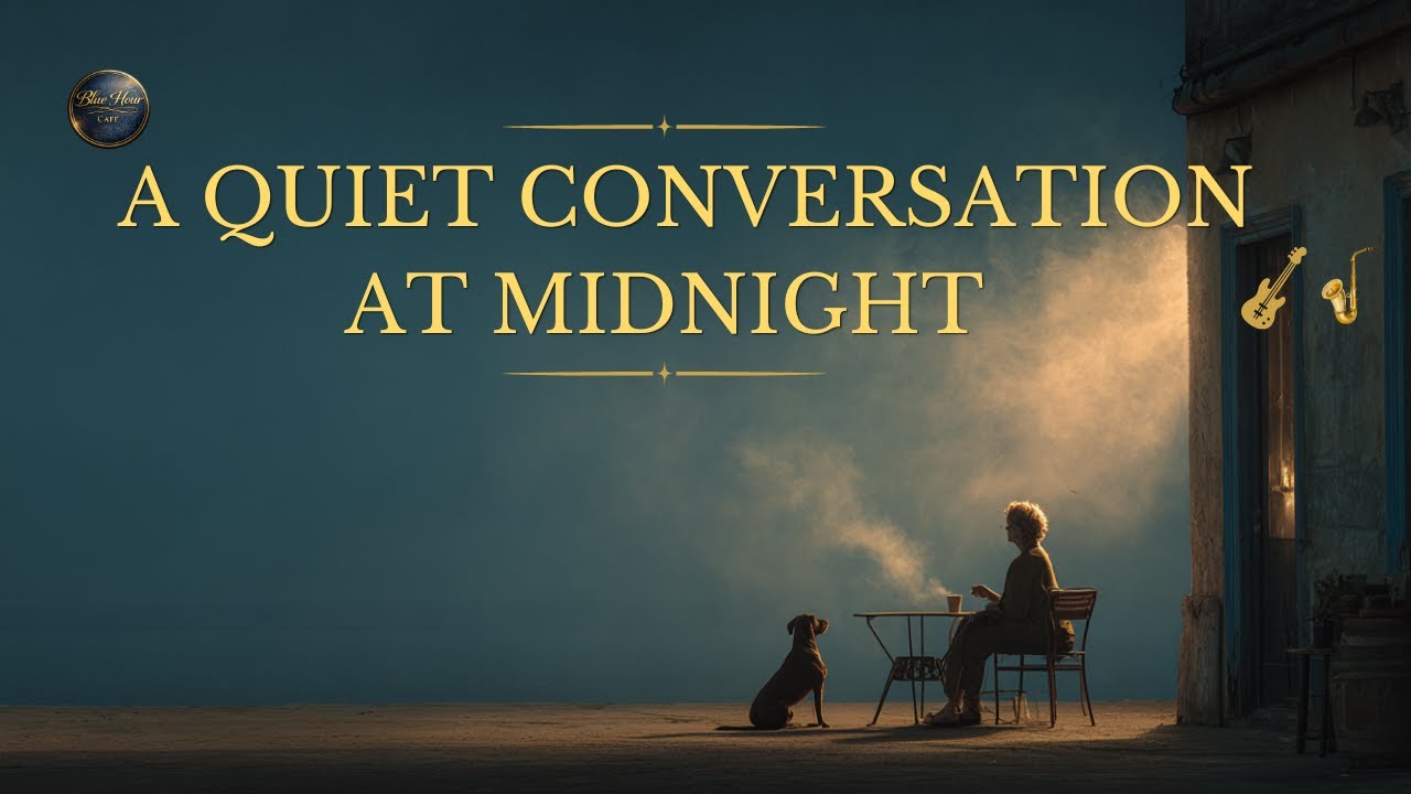 A Quiet Conversation at Midnight | Emotional Blues Instrumental – Blue Hour Café (Vol. 7)