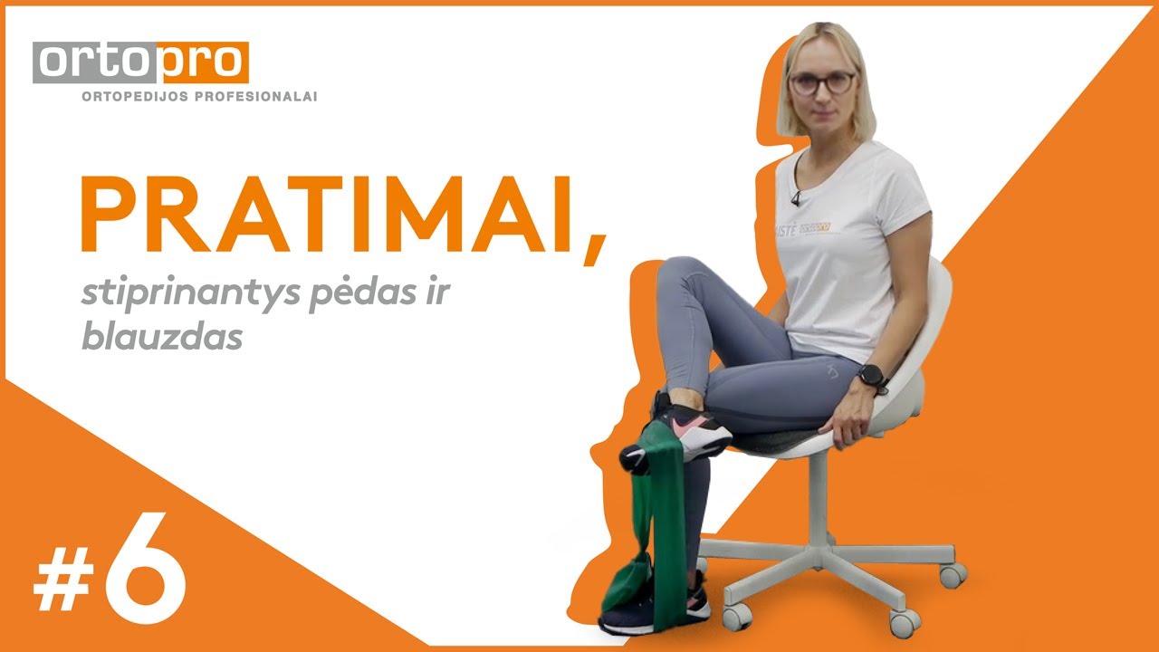 Pratimai, stiprinantys pėdas ir blauzdas