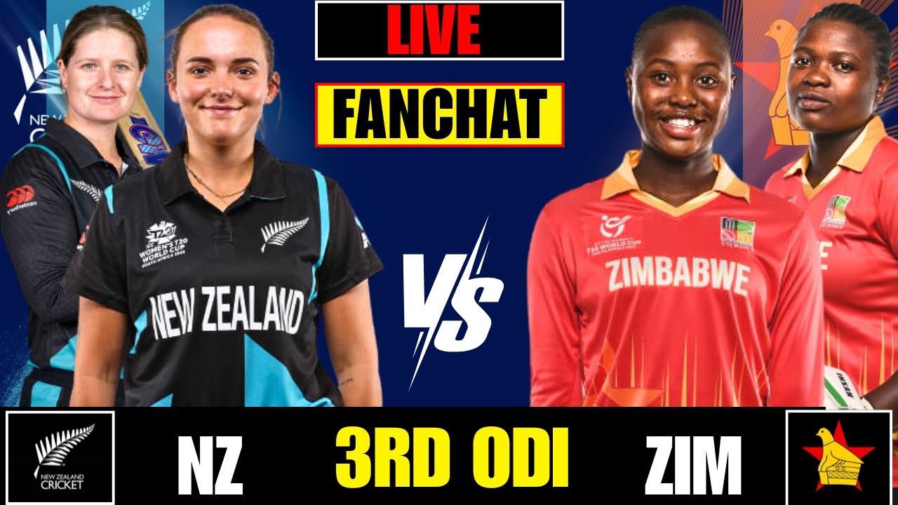 New Zealand Women Vs Zimbabwe Women|3rd ODI |NZWW Vs ZIMW 2026| Live Score | Live analysis |FAN CHAT