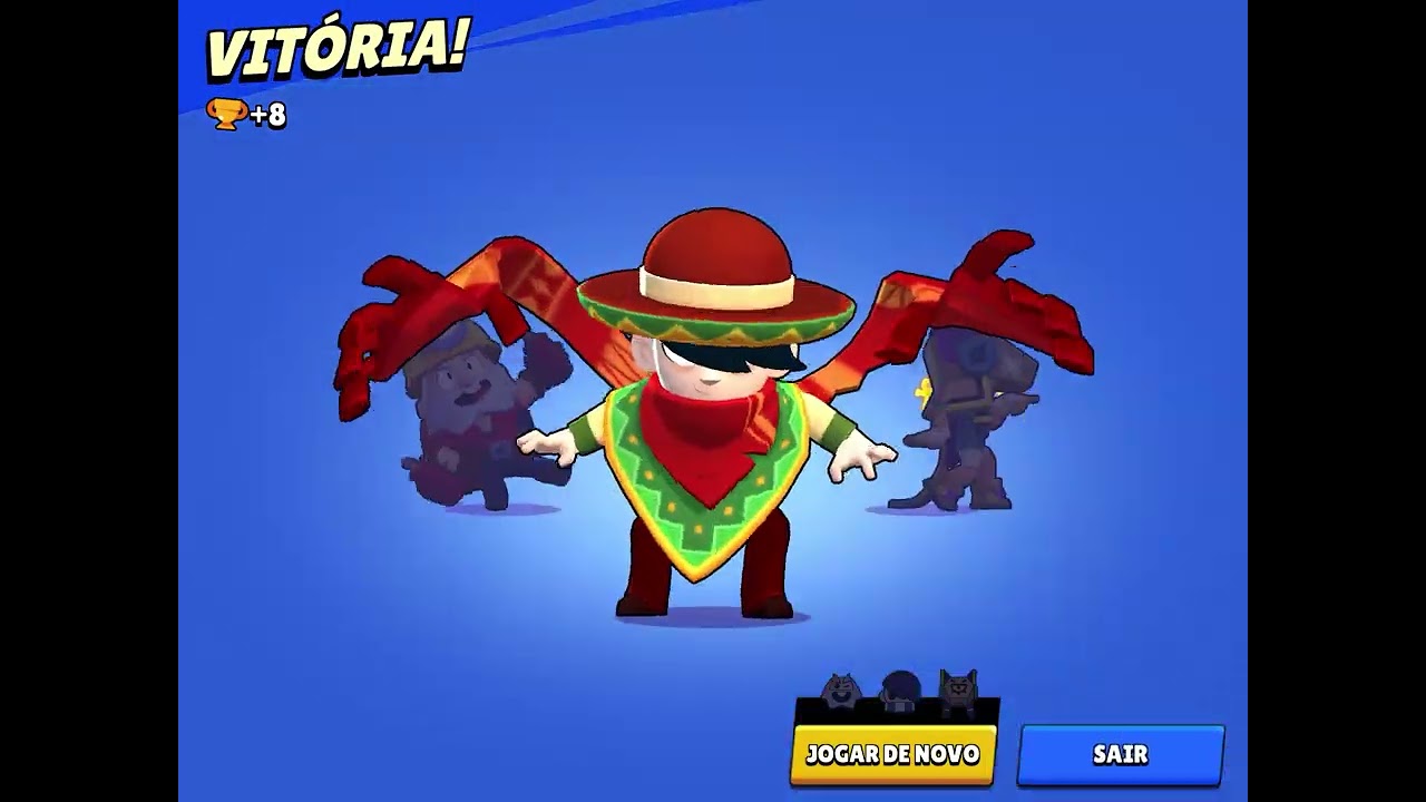 Jogando brawl stars