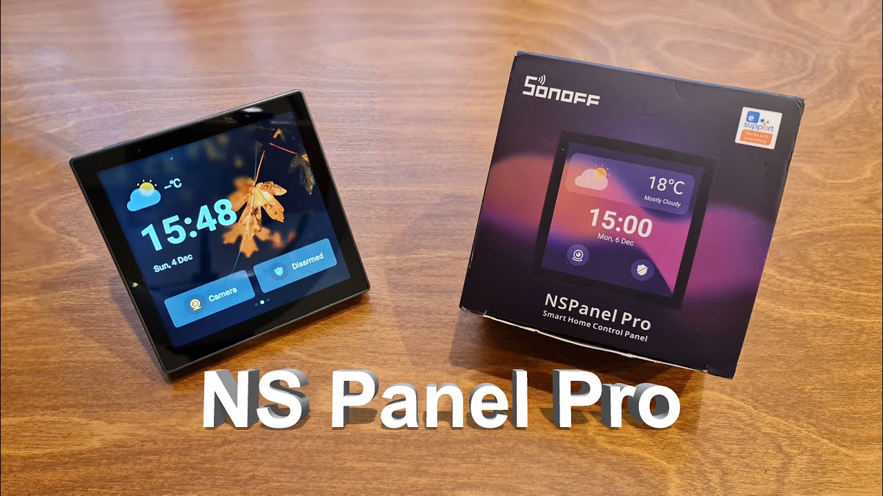 Smart Home gadgets: Sonoff NS Panel Pro