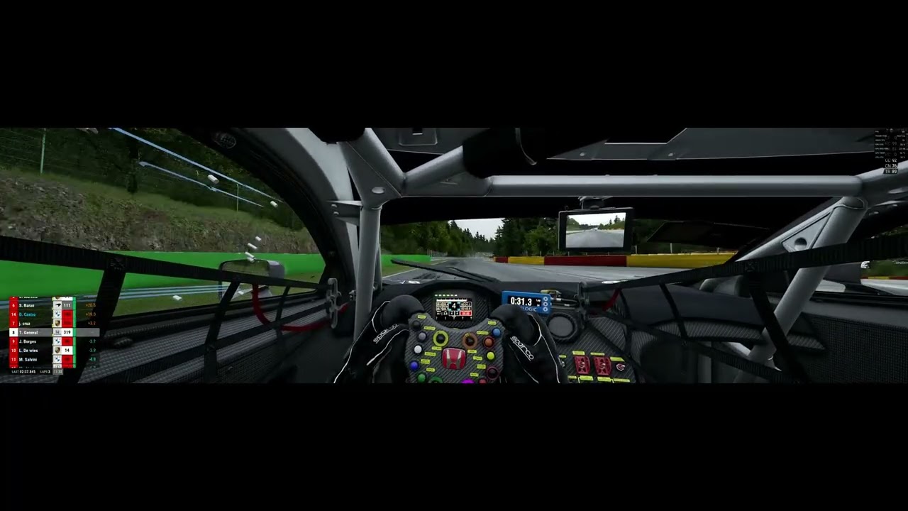 Honda NSX GT3 EVO - 16 2 2026 Race 4 Assetto Corsa Competizione Multiplayer @ Spa