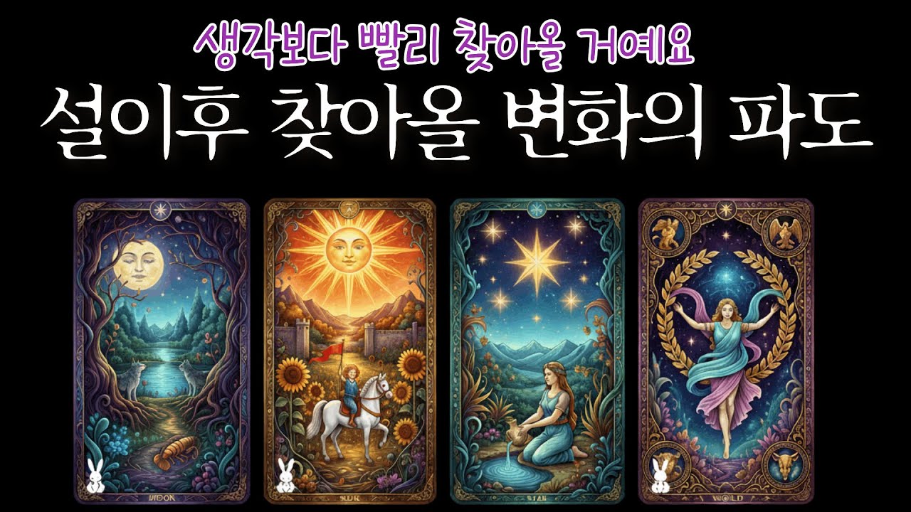 [타로]🔮설 이후 운세 흐름 변화✨대운기대