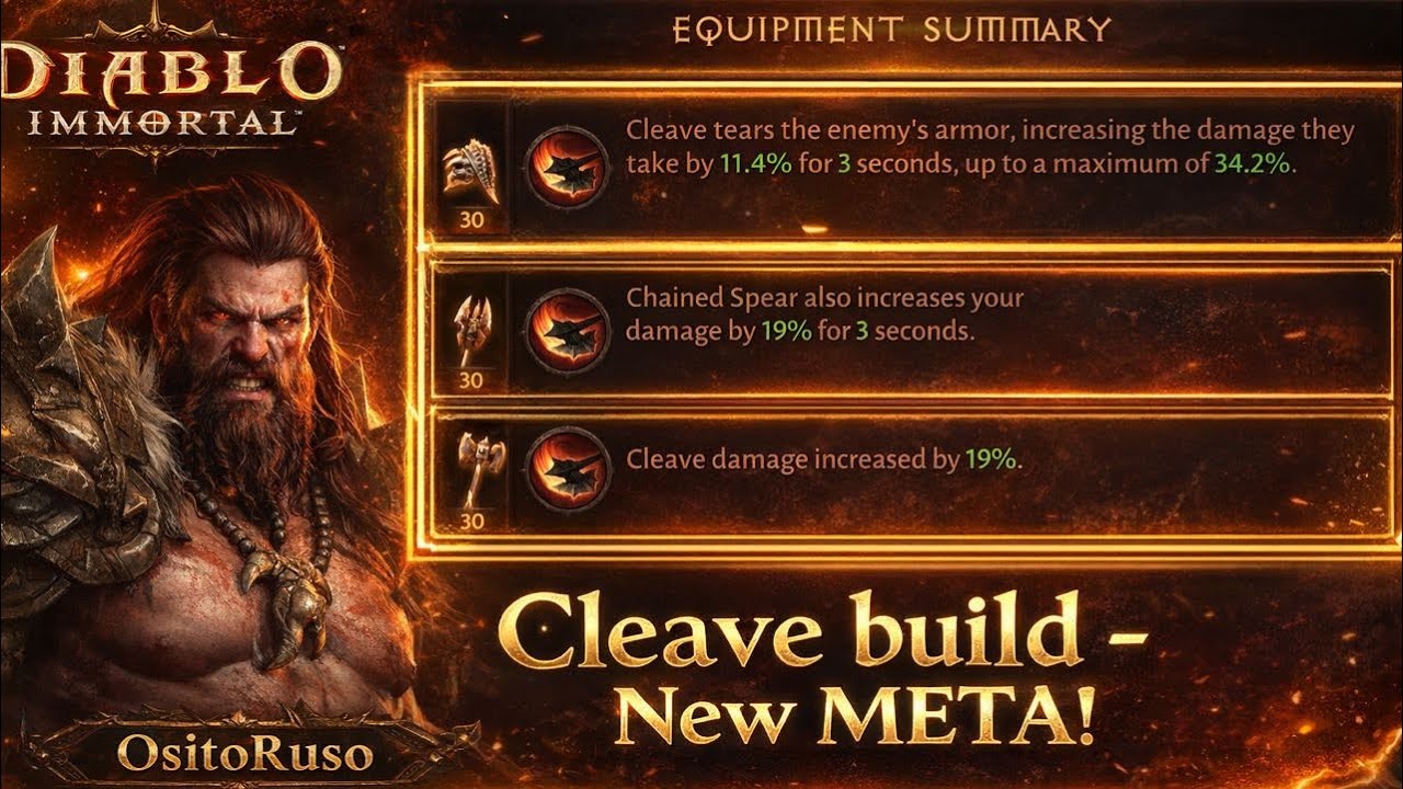 BG attack. NEW PVP-BARB CLEAVE-CHAINED-SPEAR BUILD