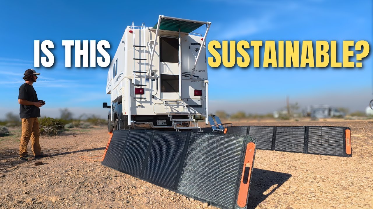First time EVER Boondocking | Hard Lesson | Truck Camper Life 