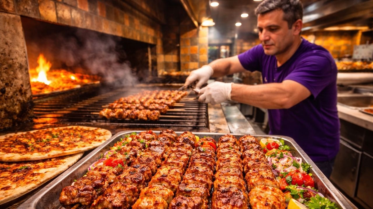 BEST DELICIOUS TURKISH KEBAB RESTAURNT TURKEY MARMARIS YESHILL HOTEL 2025