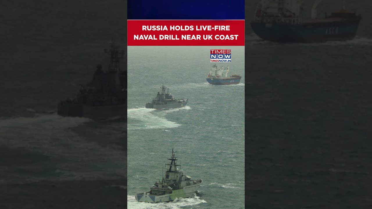 Russian Warship Operates Just 46 Miles From UK During Live-Fire Drill #shorts