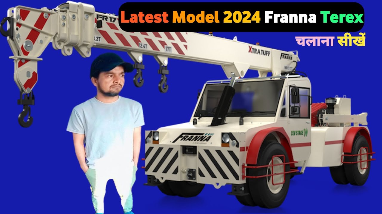 2024 Latest model franna terex chalana sikhe 📚😅 || Santosh Pal Vlog || #vlog #terex #machine #crane