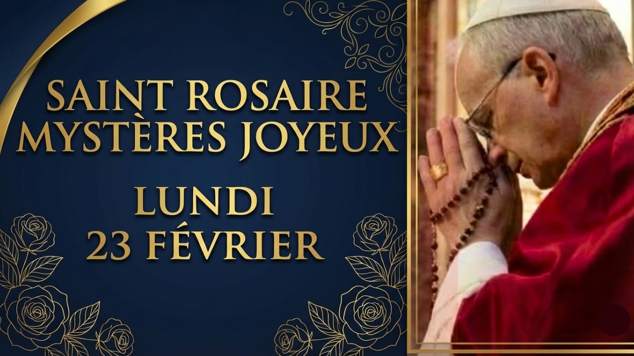 LE CARÊME AU TRAVAIL 💼 : Rosaire du 23 Février (Mystères Joyeux)