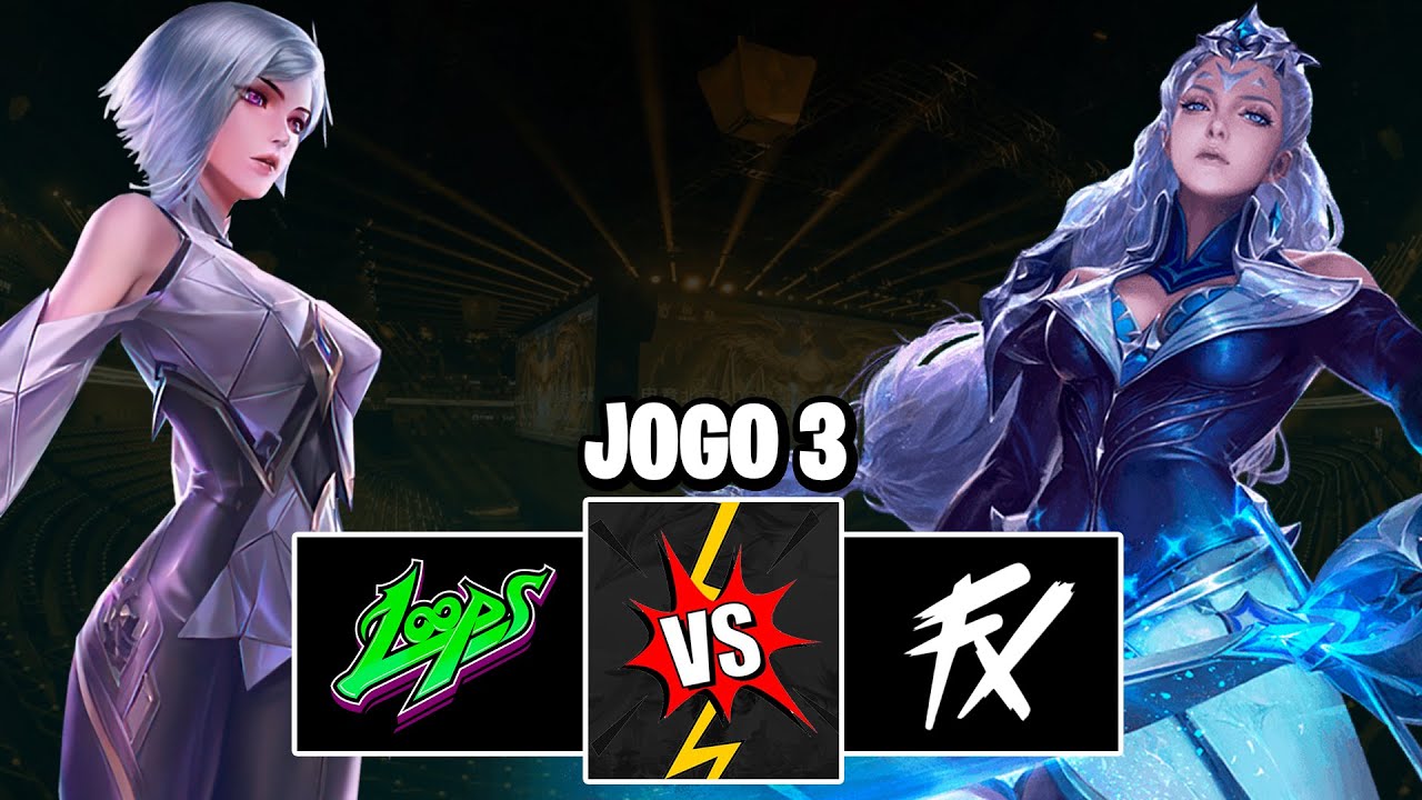 JING DO ABH vs LUNA DO AVANGAR! LOOPS vs FLUXO | JOGO 3 | CHOKBR 2024 - HONOR OF KINGS
