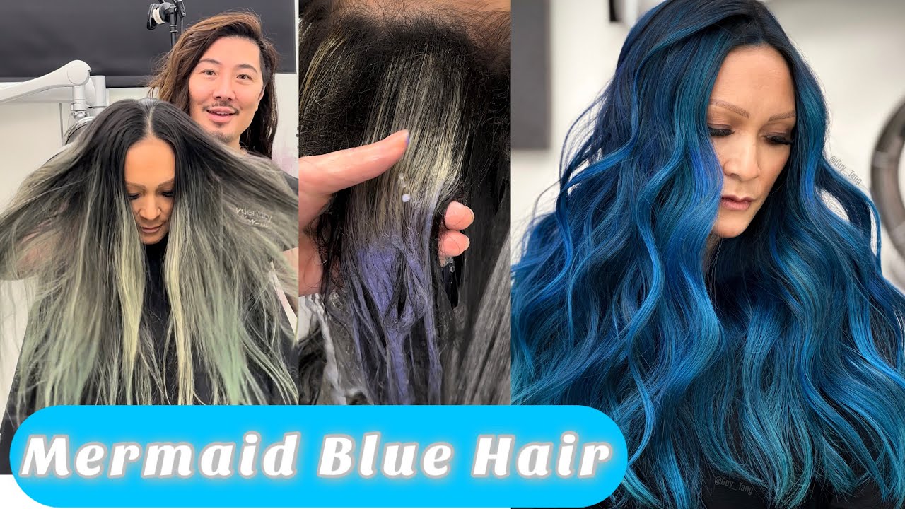 MERMAID BLUE HAIR 🧜🏼‍♀️/ SuperPower Ocean Reign, Night Warrior, Blue Ghost