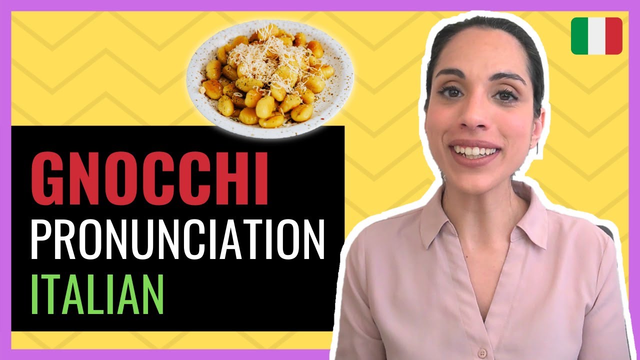 [Italian Pronunciation]GNOCCHI Pronunciation Italian😋HOW TO pronounce GN words in Italian PERFECTLY!
