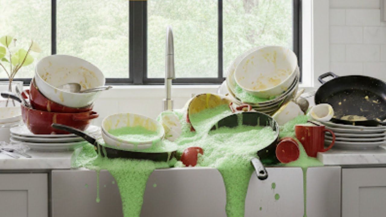 Real Life Dishwashing: Day & Night Routine
