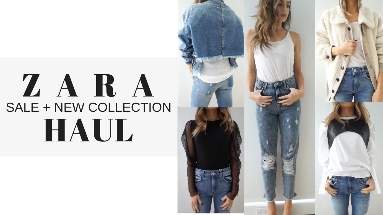 ZARA Sale + New Collection Haul & Try On 2017
