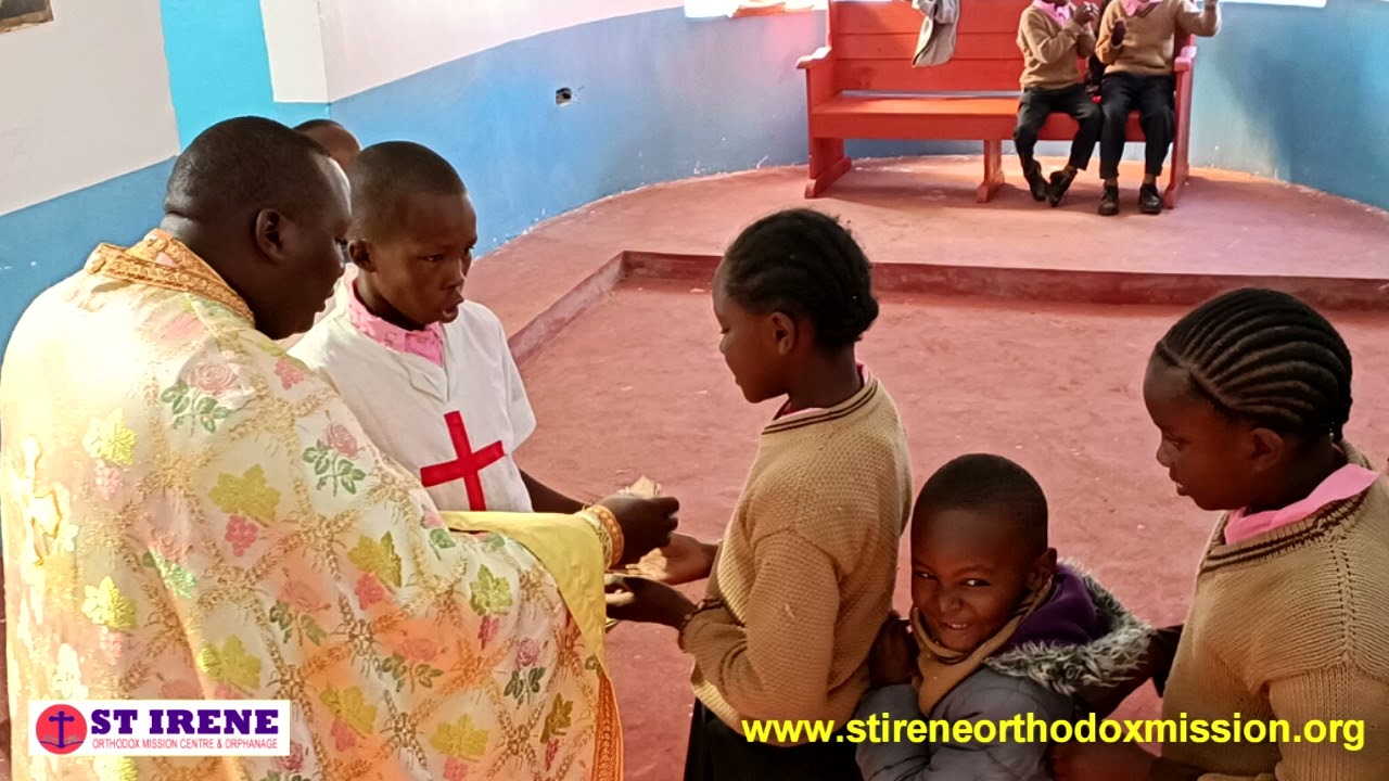 services in St Irene orthodox mission centre and orphanage