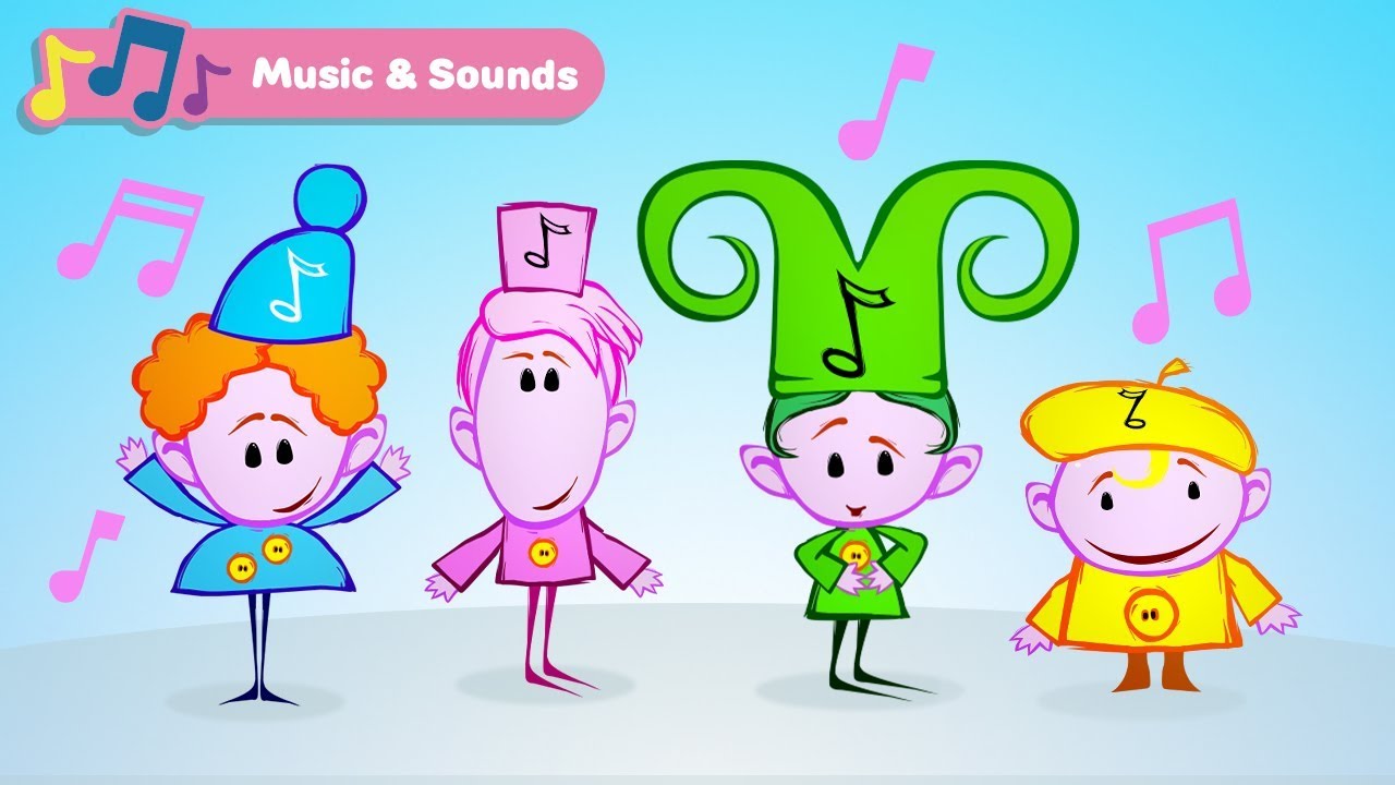 Learn Musical Instruments for Kids with The Notekins | Early Learning Videos with Music for Babies