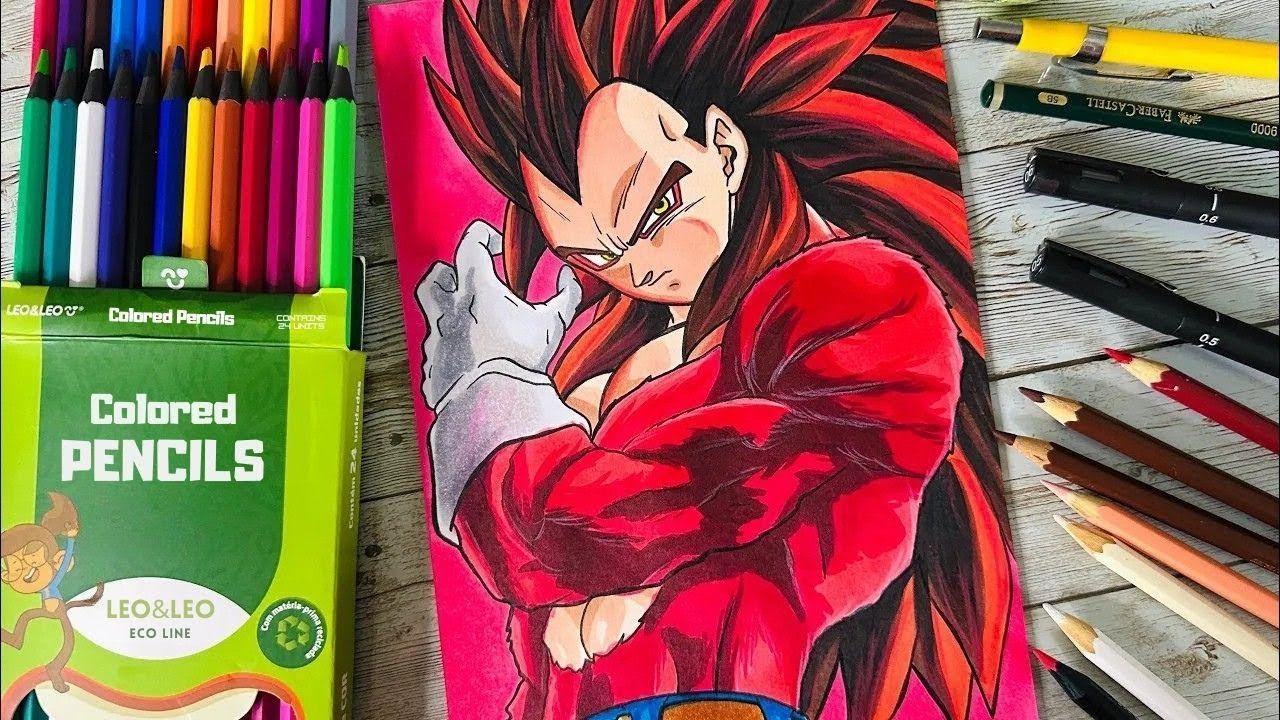 How to Draw Vegeta SSJ4