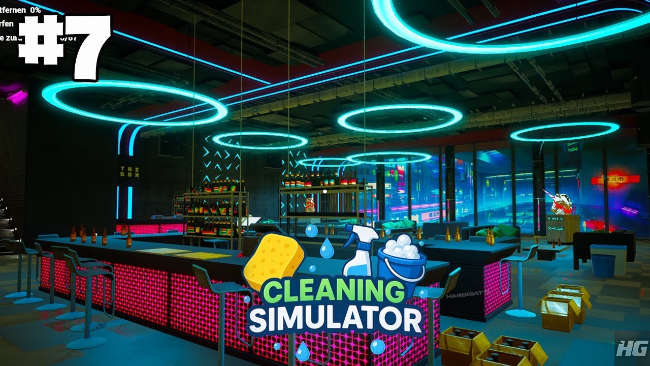 Cleaning Simulator #07 🌙 Nachtclub sauber machen! Bar-Chaos nach der Party 🍻 #deutsch #gameplay