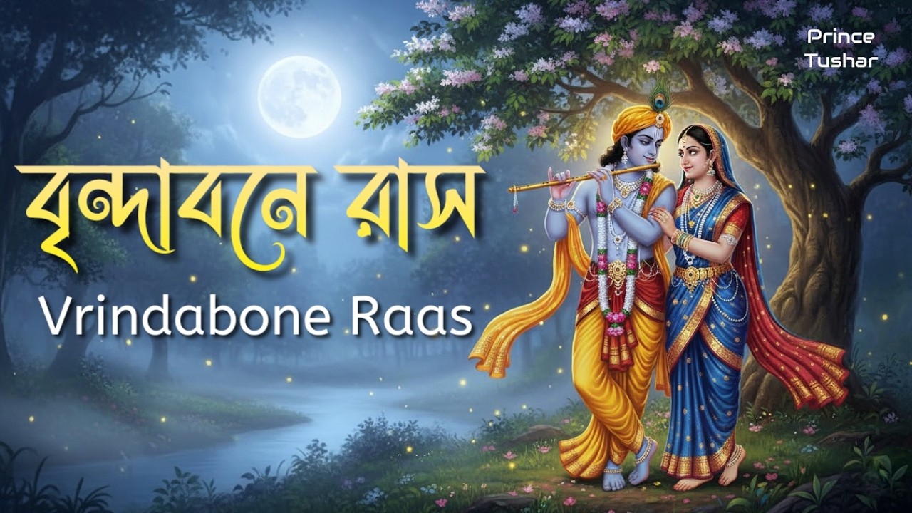 বৃন্দাবনে রাস | Vrindabone Raas | New Radha Krishna Love Song | Prince Tushar | Bangla Folk Hit